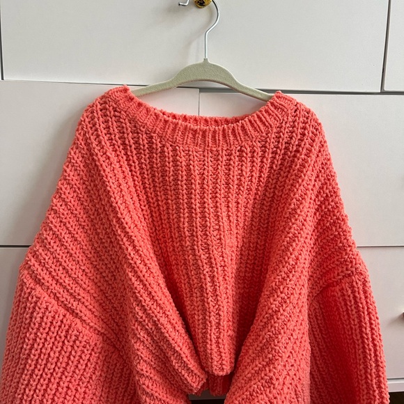 Altar'd State Vibrant Pink Knit Sweater - Picture 2 of 3